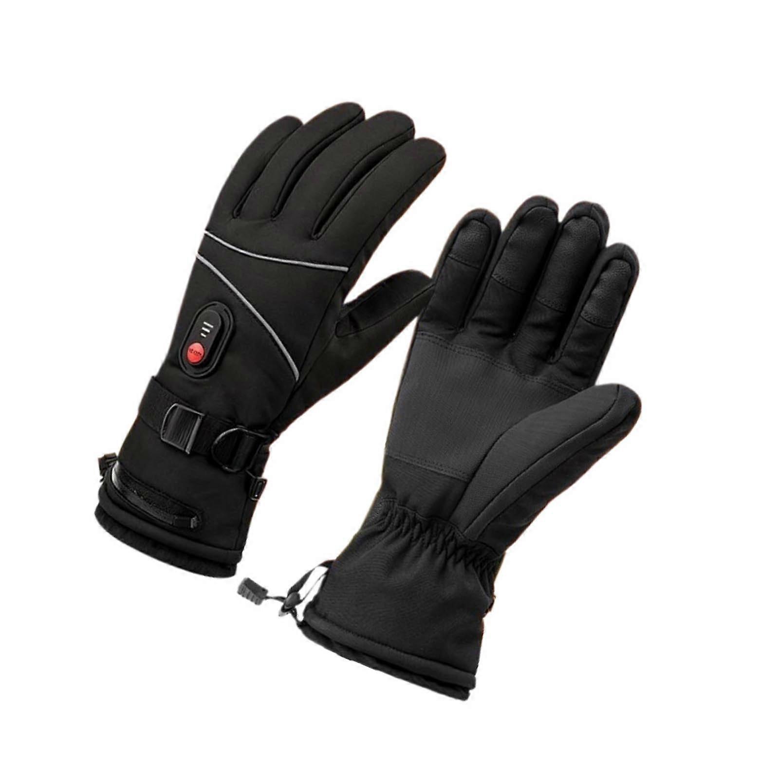 USB Powered Winter Gloves Low Heating Overheat Protection For Motorcycle Commuting Multicolor
