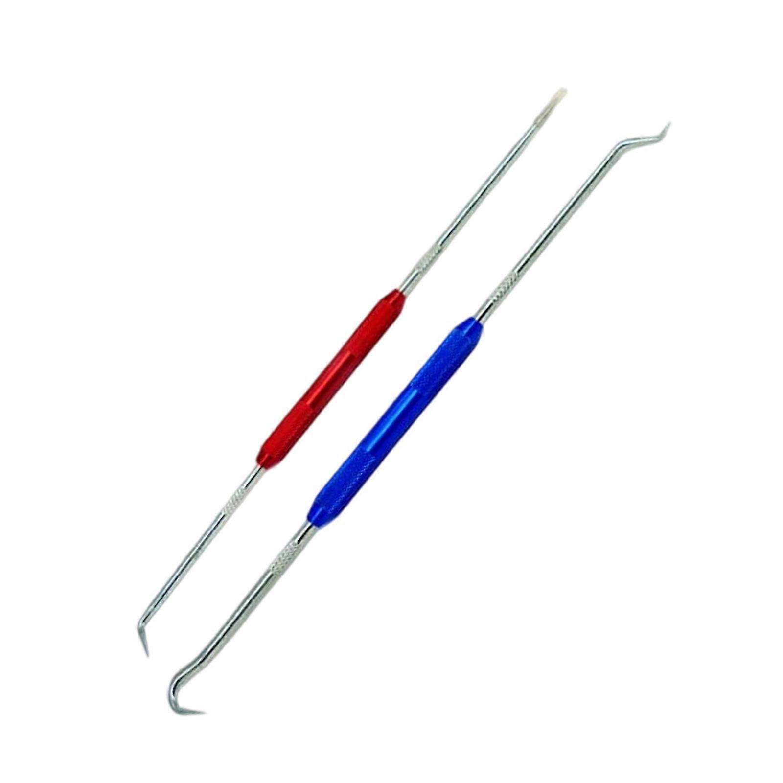 Double Head Seal Hook Kit 4 In 1 Angled Pry Tools For Motorcycle Car Mechanical Sealant Rings Removal And Installation  silver