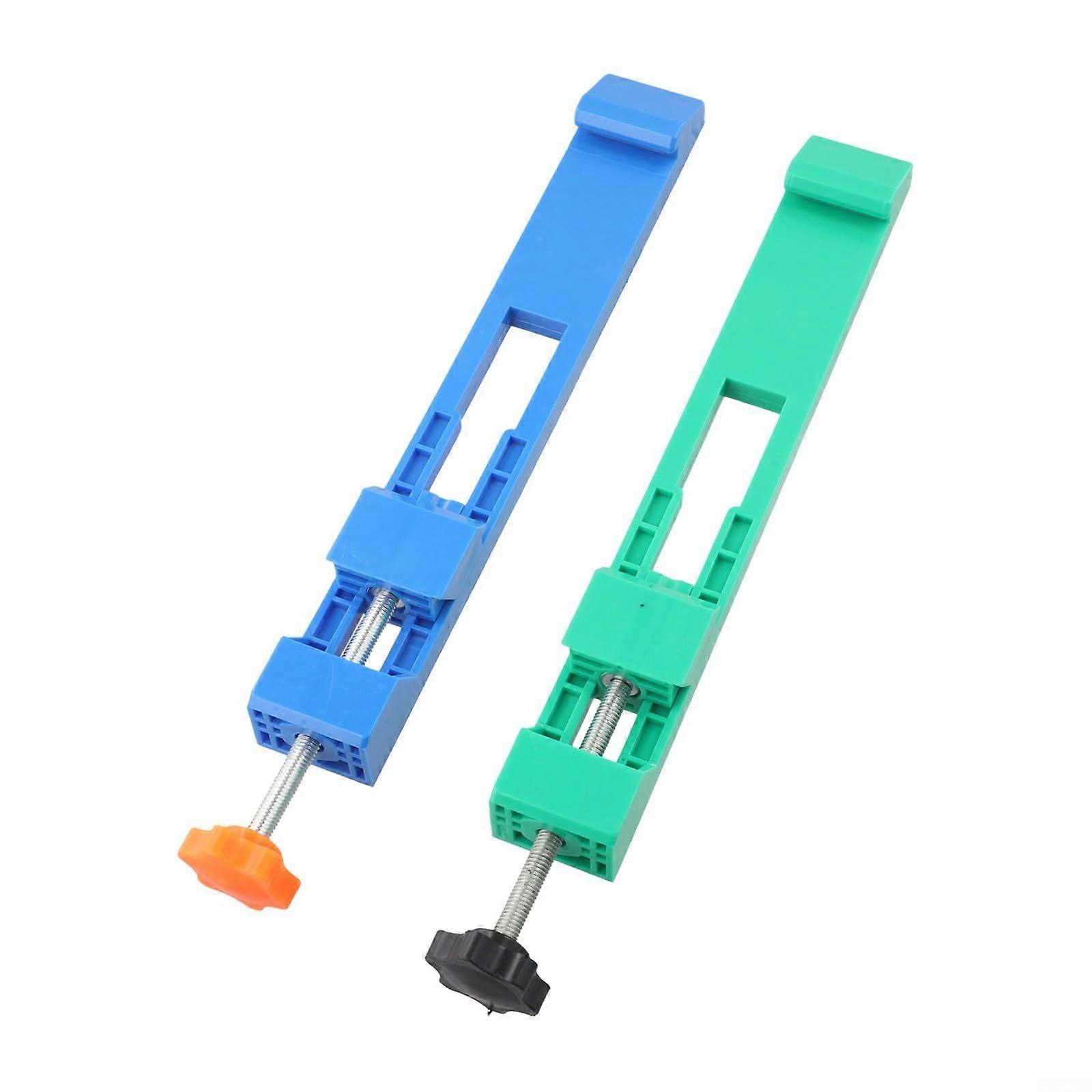 2 Pack Adjustable Circular Saw Guide Rail with Clamp for 5/6 Inch Dust Cutters and Precision Milling