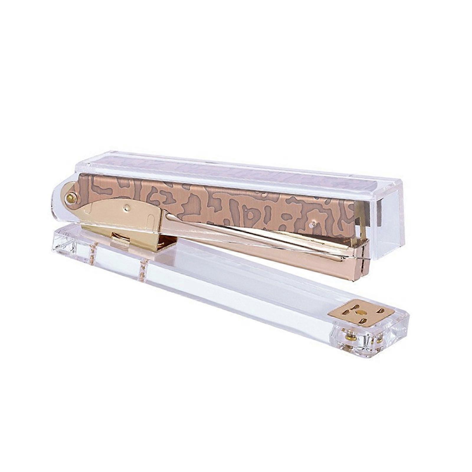 Office Stapler Desk Stapler Multifunctional Paper Stapler with Floral Accents Efficient Document Organization Solution  twenty two