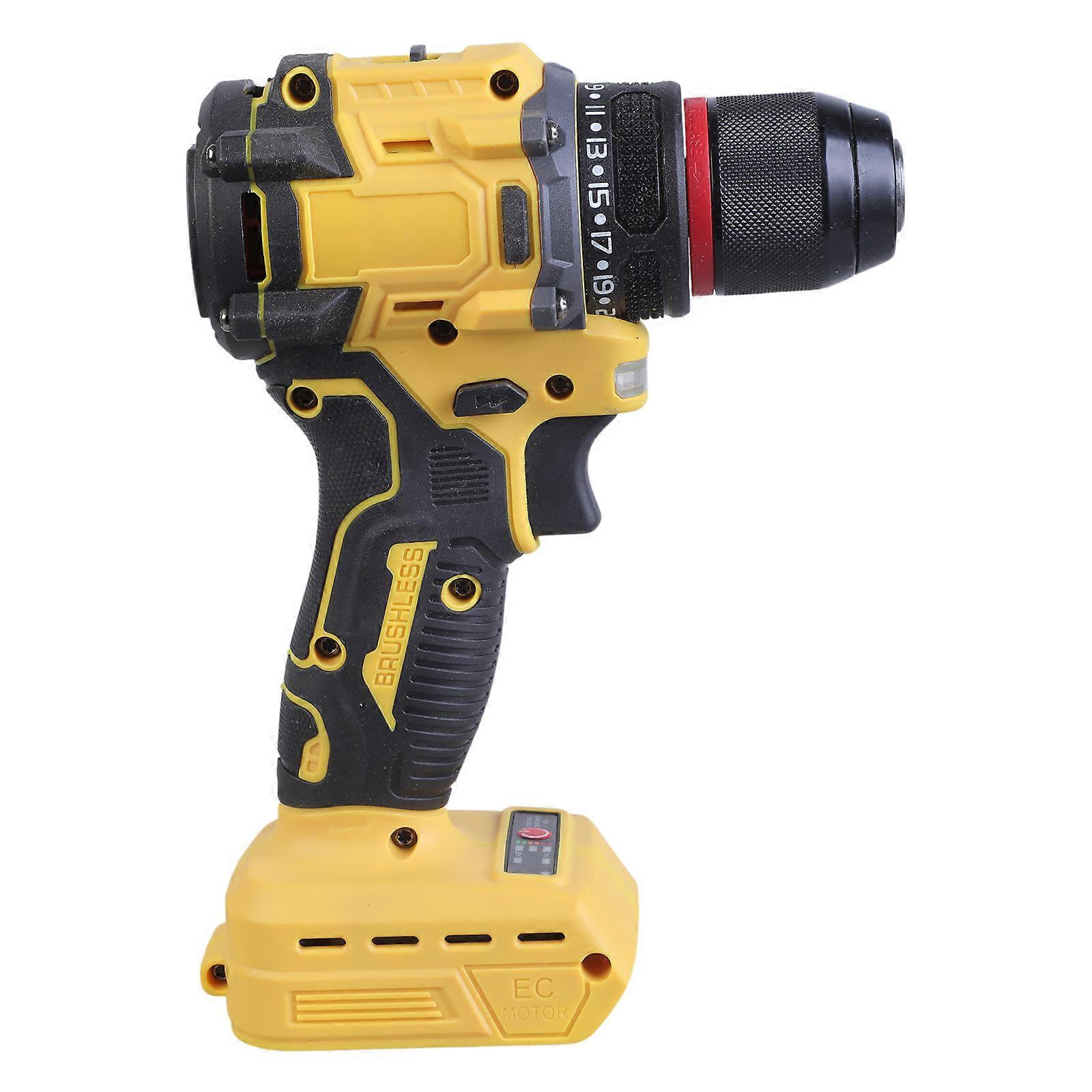 Power Drill with LED Light Electric Power Impact Wrench Cordless Impact Wrench 550Nm Variable Speed Power Impact Driver Multicolor