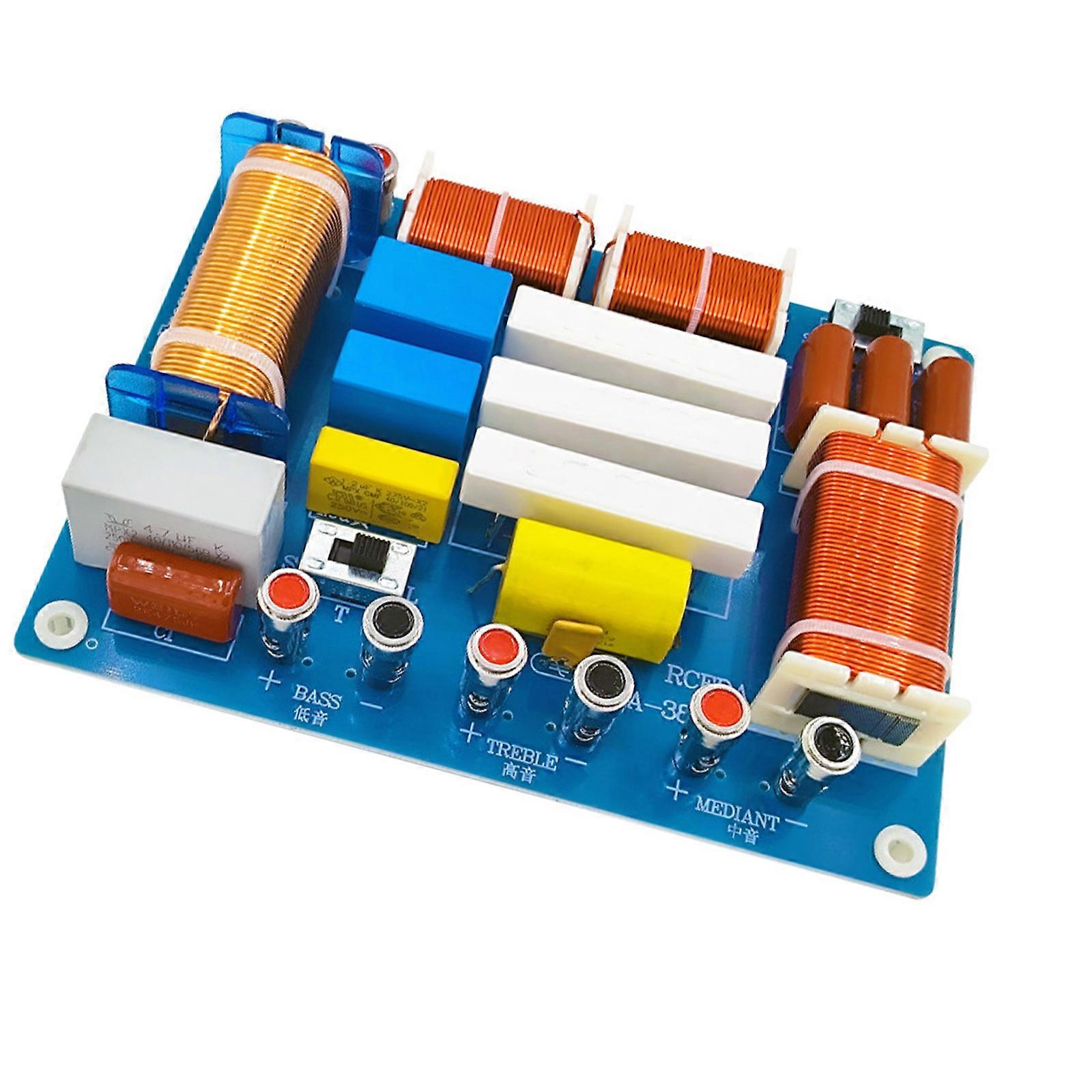 3 Way Sound Crossovers With 4 Sound Profile Option High Current Inductors And Frequency Specific Channel Separation Technology Multicolor