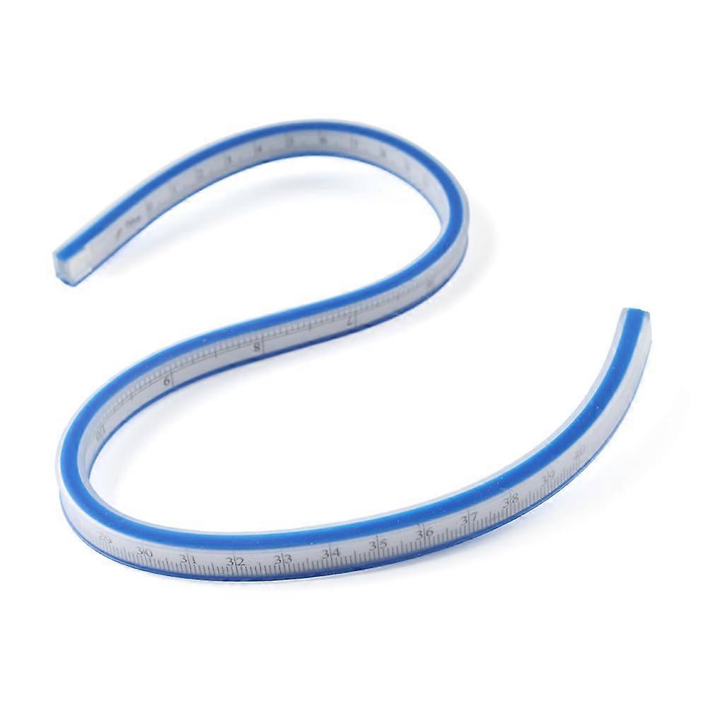 Sewing Machine Tailor Curve Ruler 30cm Flexible Plastic Measuring Tool for Clothing DIY