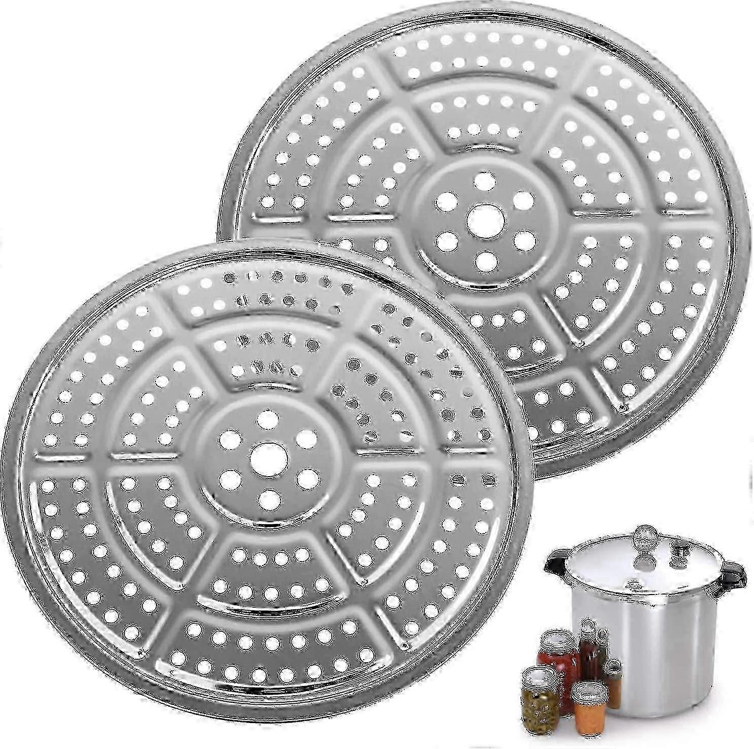 2 Pack 11in Presto Pressure Canner Stainless Racks