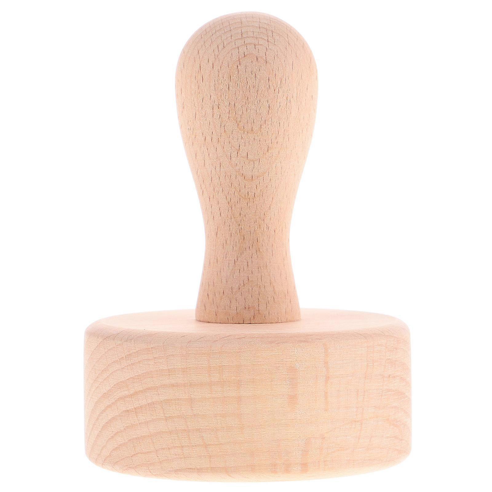 Pastry Tart Tamper with Wooden Handle for Baking Tool