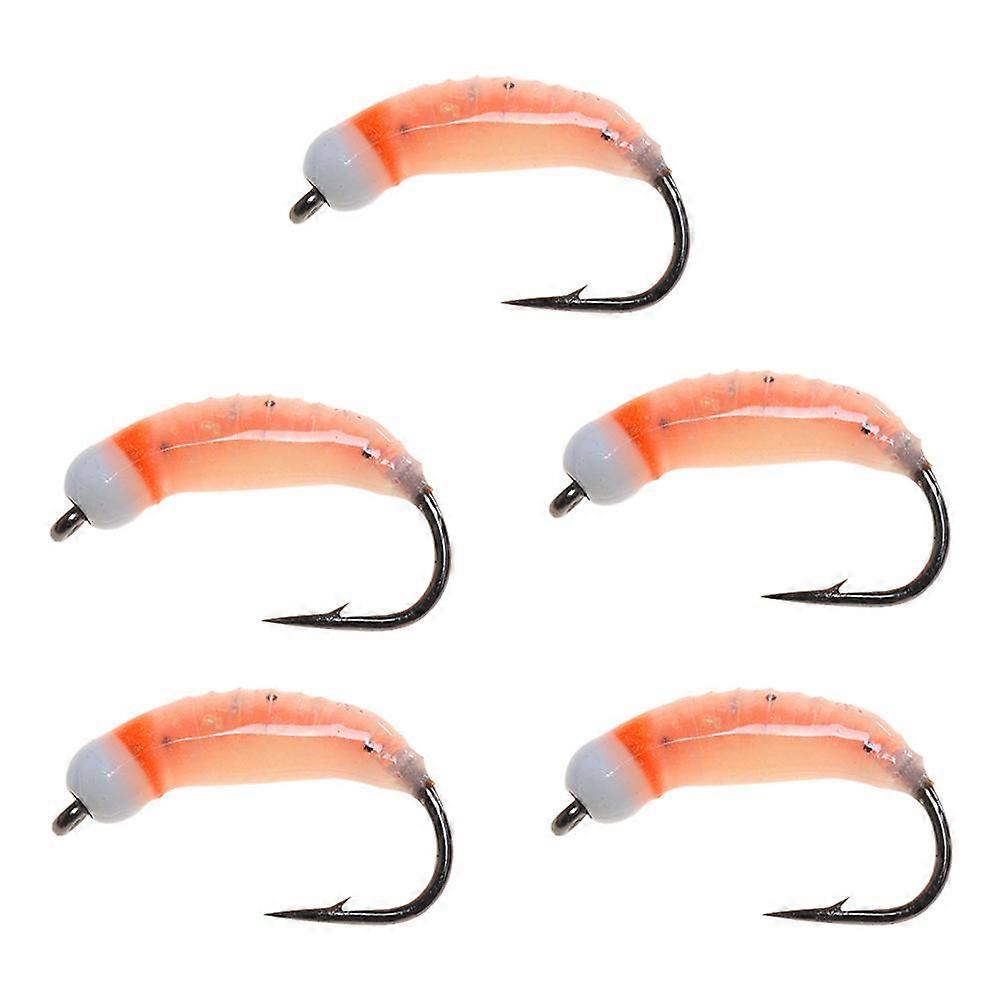 5Pcs Trout Fishing Lures Tungsten Fast Sinking Luminous Baits with Barbed Hooks for Effective Trout Fishing in Rivers and Lakes
