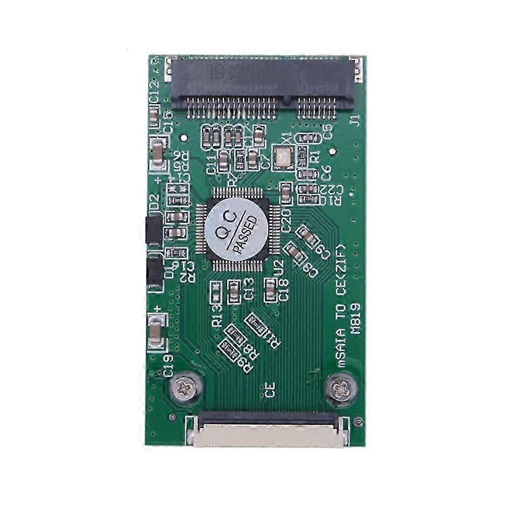 New Mini PCIE Converter Card for 1.8'' mSATA to CE ZIF SSDs HDDs Adapter