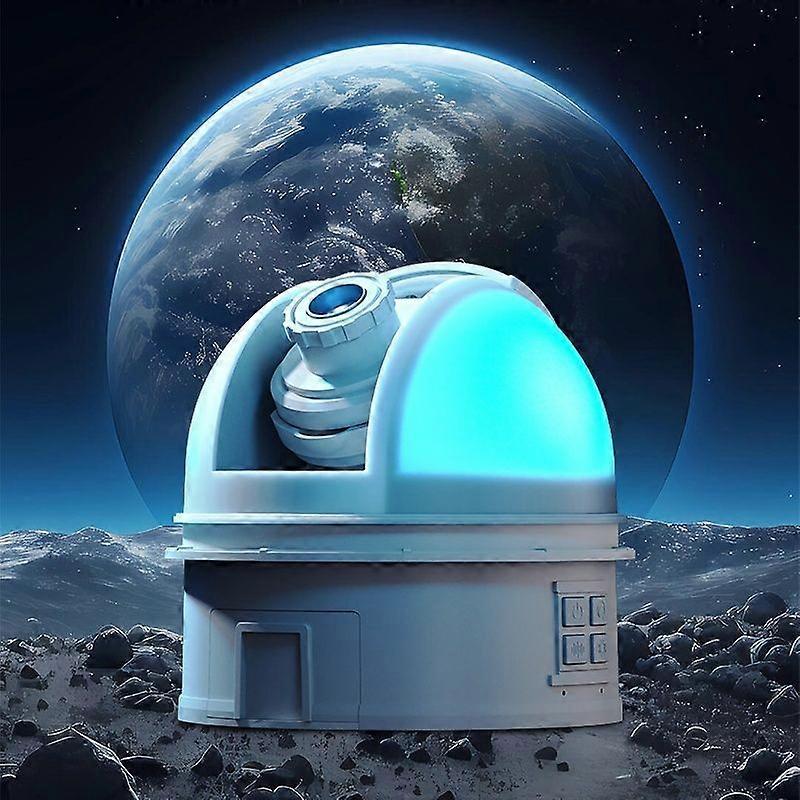 Planetarium Projection Lamp with Voice Narration, 12 Cosmic Scenes, Adjustable Focus & Dome Light