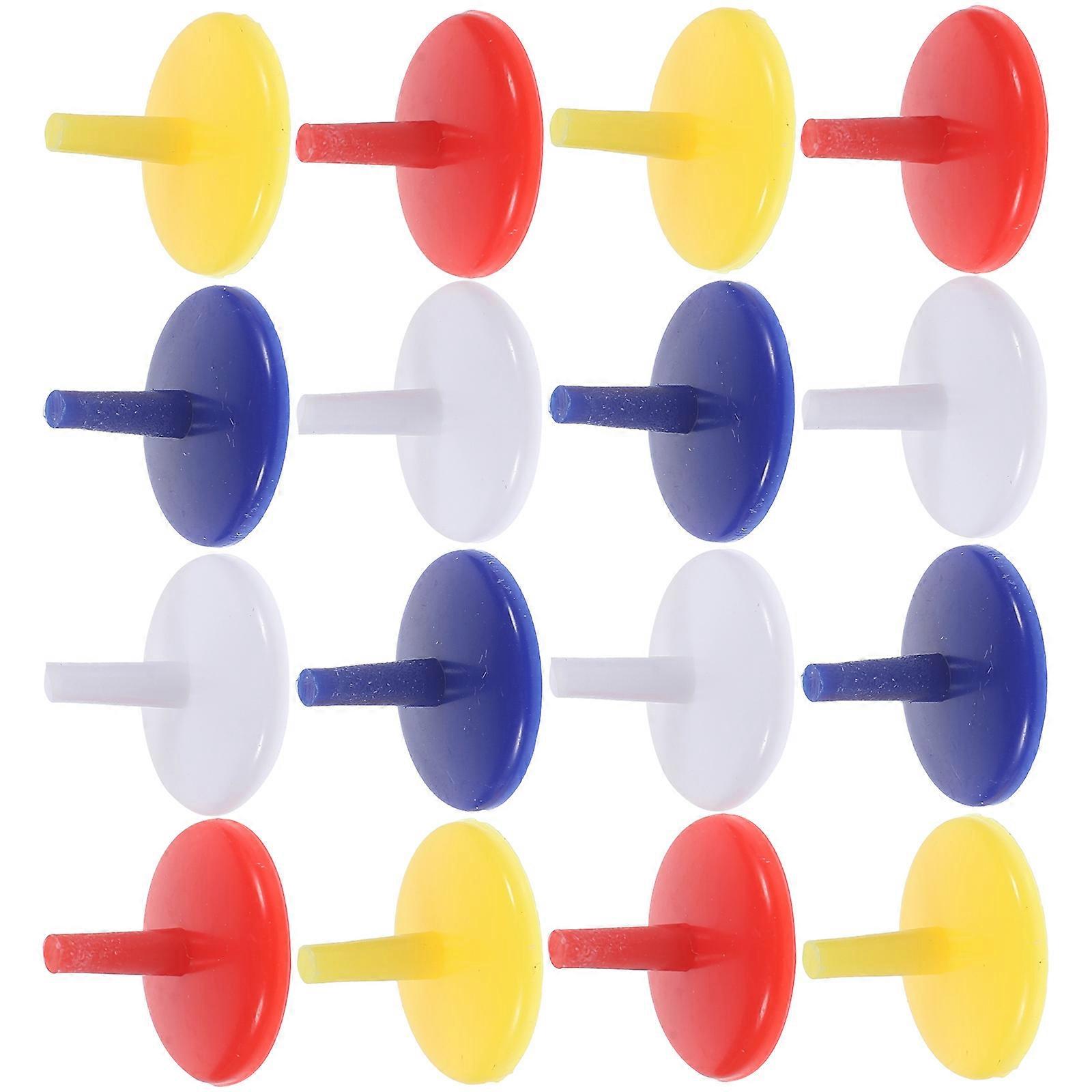 Round Plastic Ball Marker for Golf 200Pcs Accessories Use