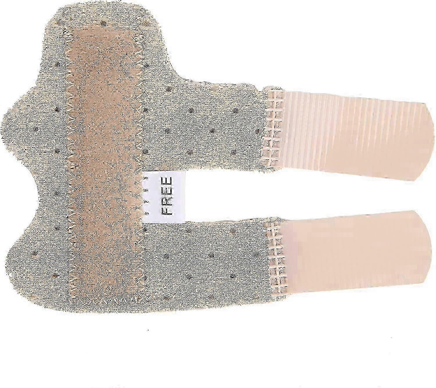 Adjustable Trigger Finger Splint, Hand Brace for Index, Middle & Ring Finger - Fracture Fixation Support with Skin-Color Corrector Brace