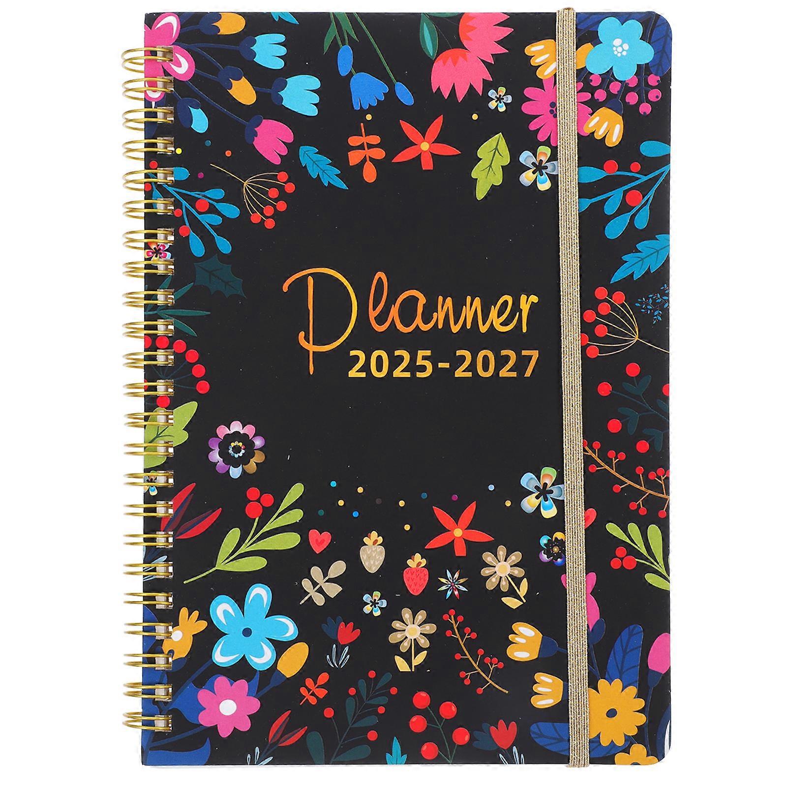 Memorable 2025-2027 Calendar Book Office Work Planner Notepad