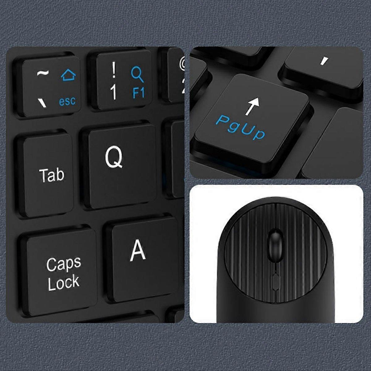 2.4g Wireless Bluetooth Keyboard and Mouse Set TYPE-C Charging A