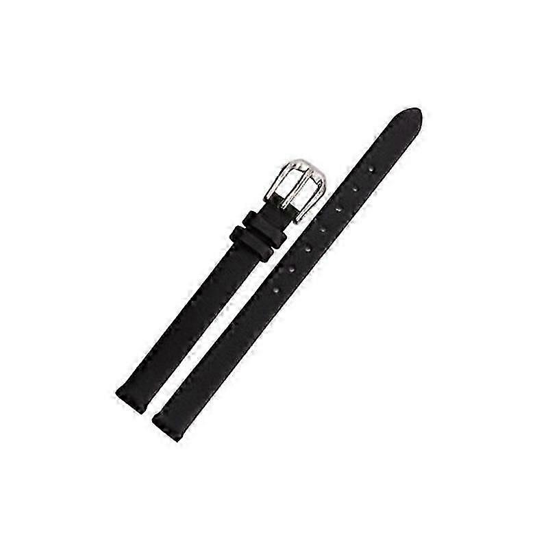 Pulseira fina de couro genuíno, cinto de pulso com fivela de pino, pulseira de relógio feminina