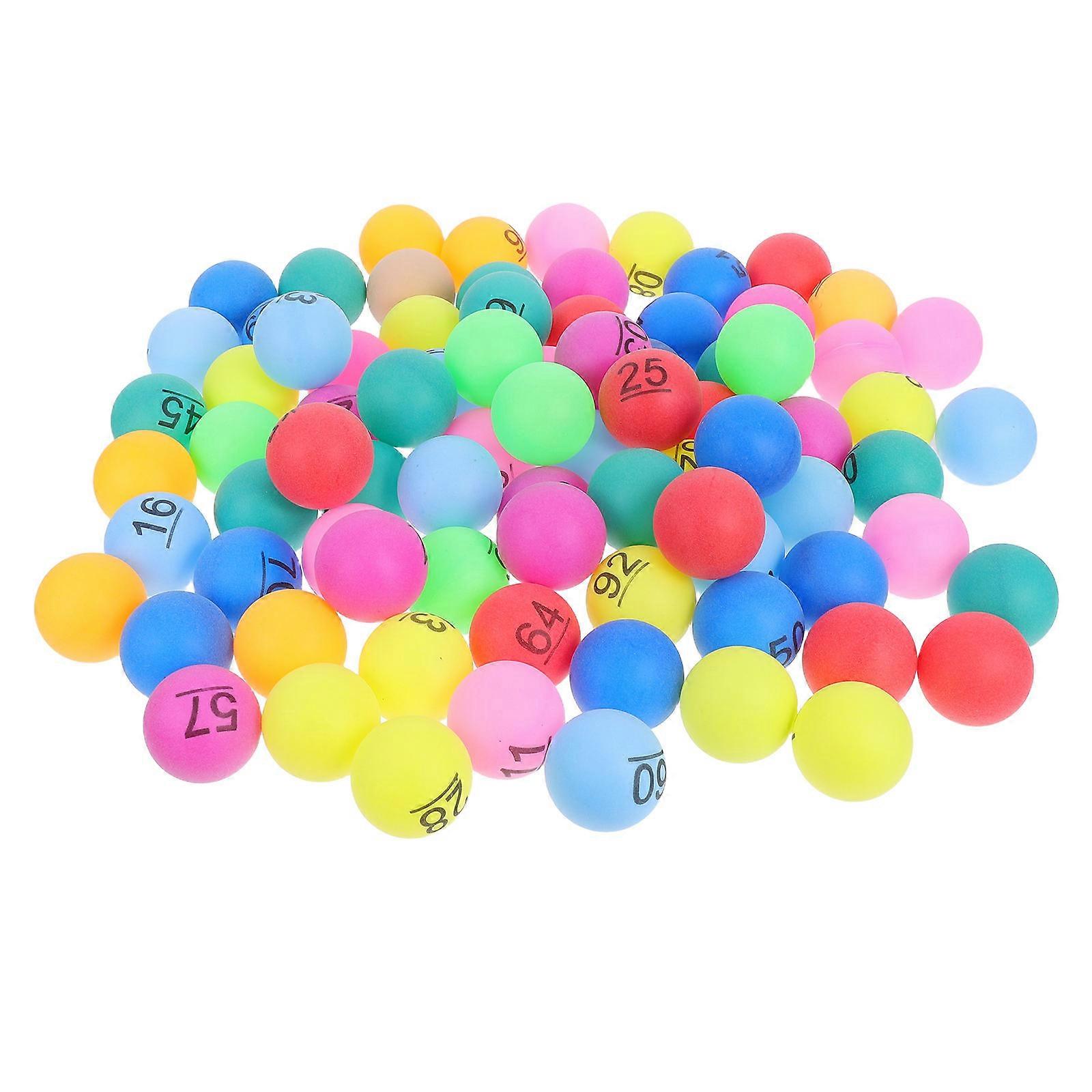 Plastic Raffle Ball Numbered Balls for and 500Pcs Multi