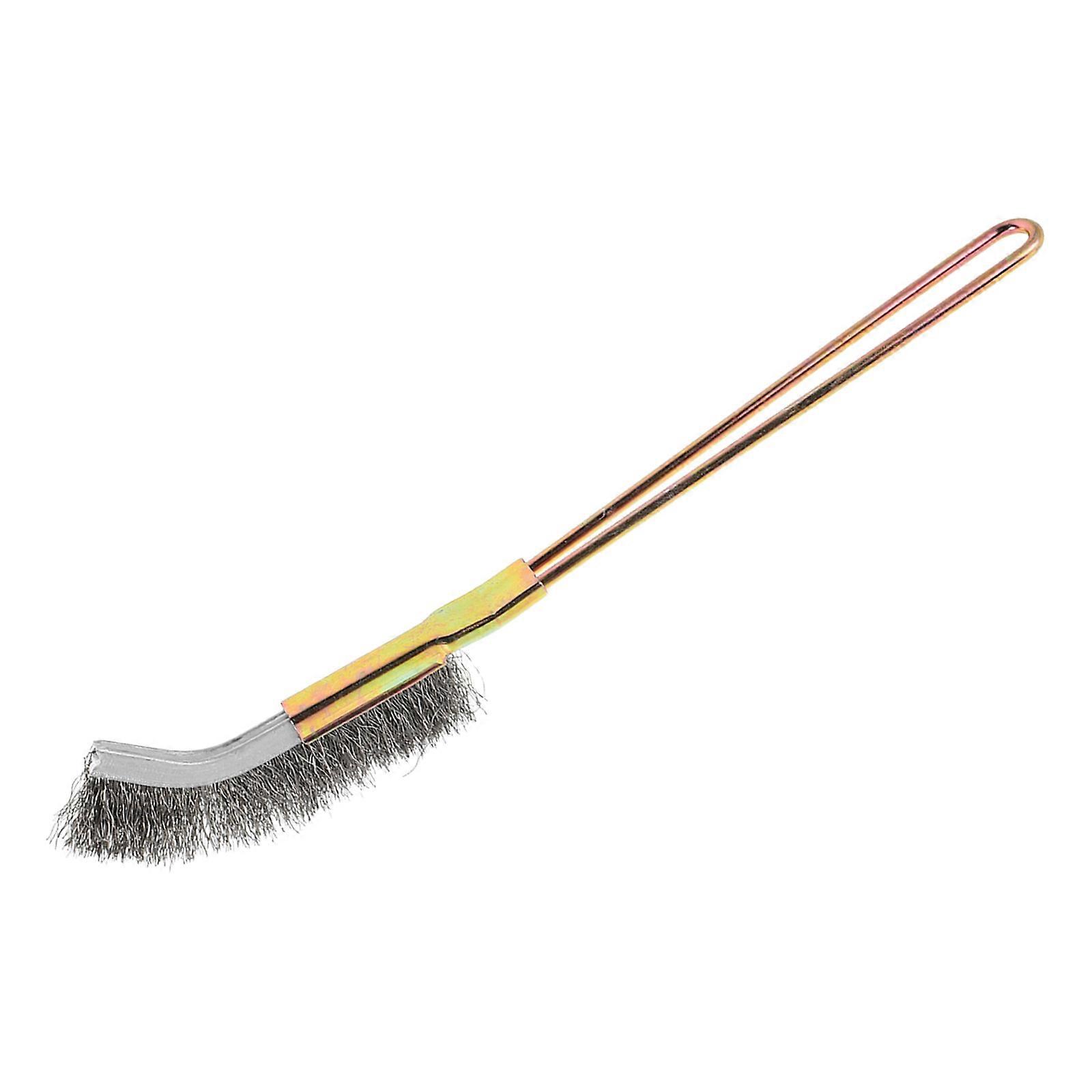 Long Handle Wire Brush Stainless Steel for Rust Removal Cleaning