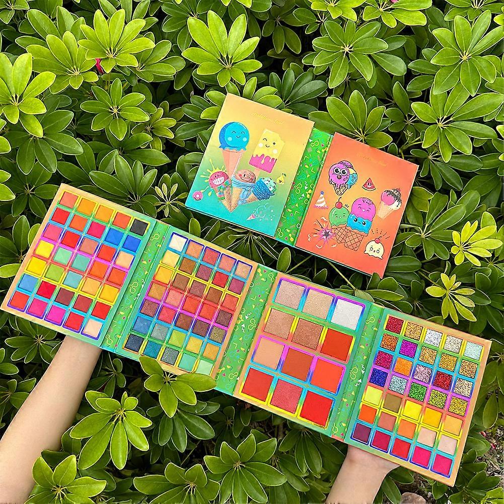 117 Color Blush Highlighting & Contouring Eyeshadow Palette Set Matte Gliltter Eyeshadow Pallete Shimmer Shine Nude Make Up Kit