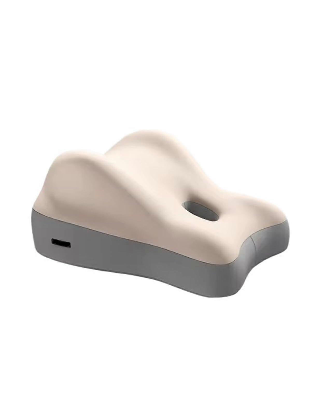 Ergonomic Pregnancy Lumbar Support Pillow with Density Memory Foam and Breathable Cover – Beige