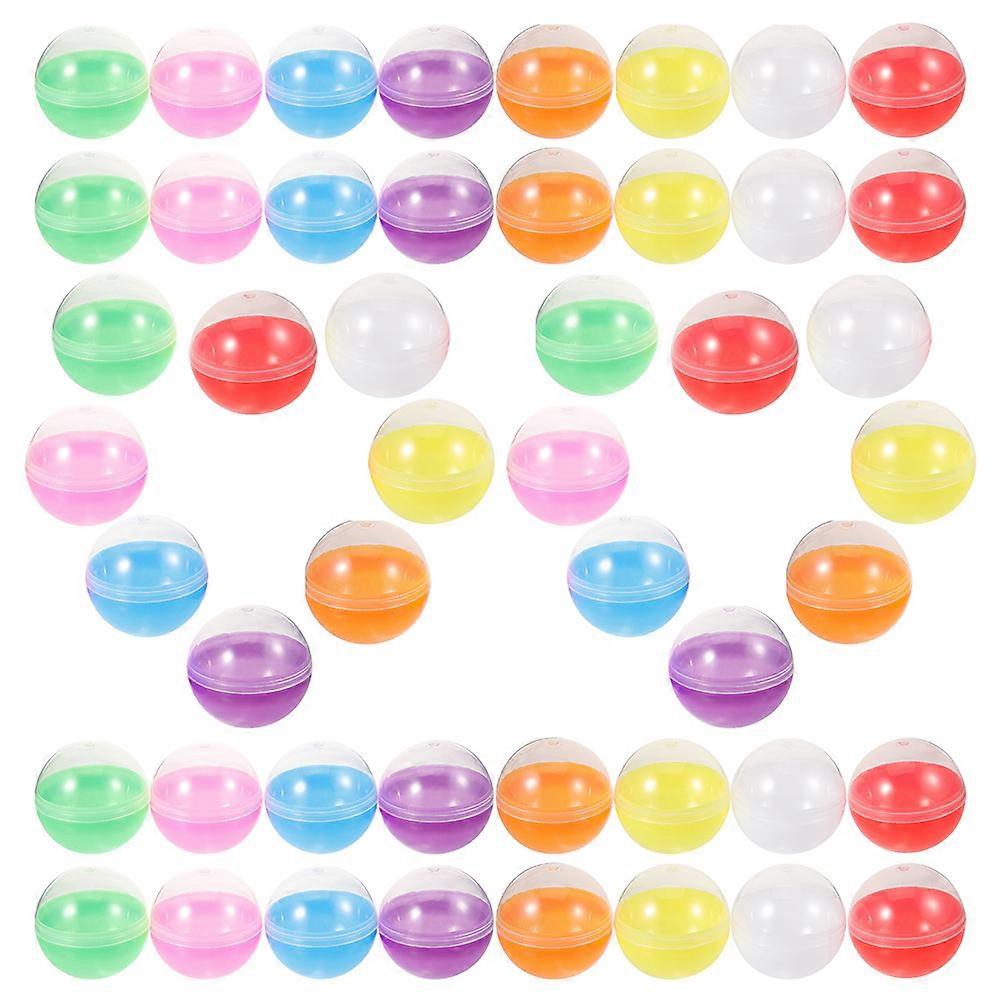 Vending Machine Clear Capsules Plastic Ball for Display 100Pcs