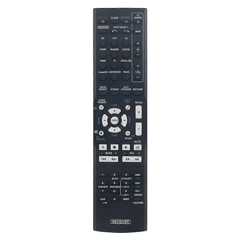 AXD7660 For Pioneer AV Receiver Stereo System Remote Control Ergonomic Replacement Controller