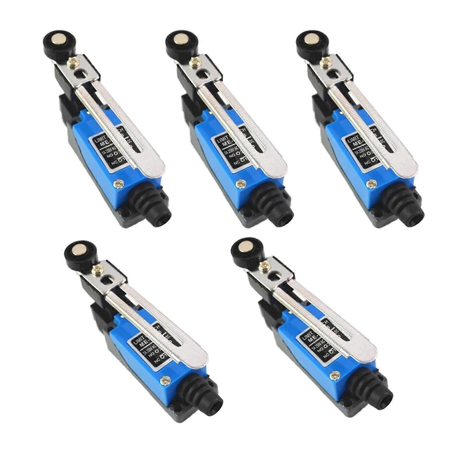 5Pcs Waterproof ME8108 Limit Switch with Durable Metal Housing for CNC Mill and Plasma Cutter