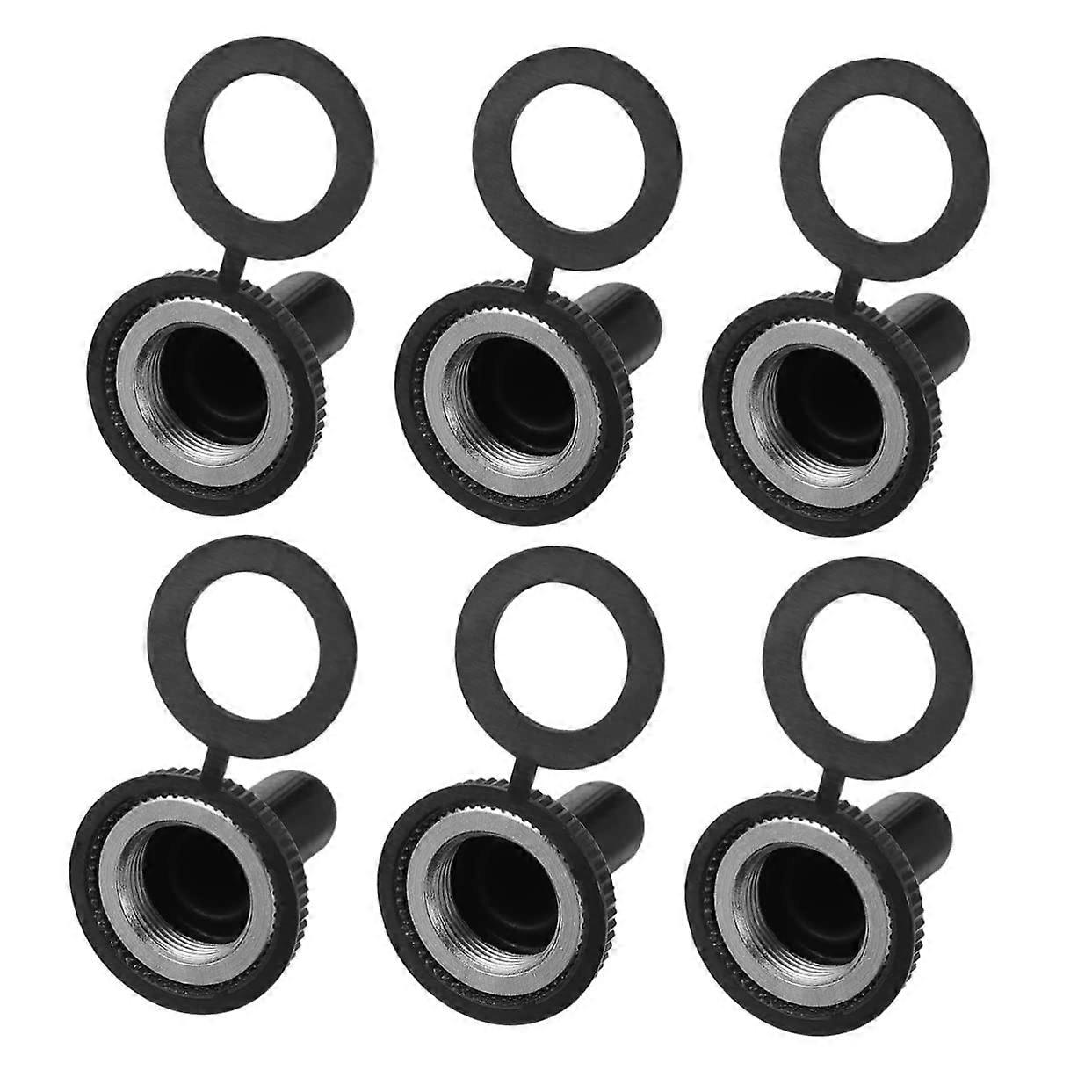20pcs Waterproof Toggle Switch Cover Black Light Switch Protector Easy Install Safety Cap