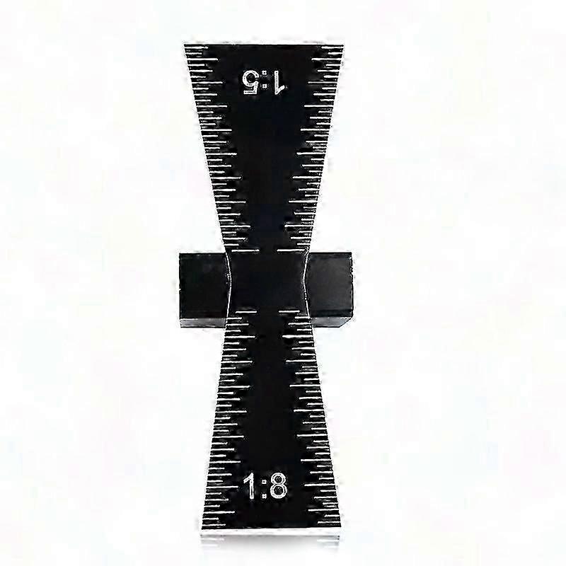 Aluminum Dovetail Marker For Woodworking - 1:5 1:8 Guide, Hand Cut Joint Tool