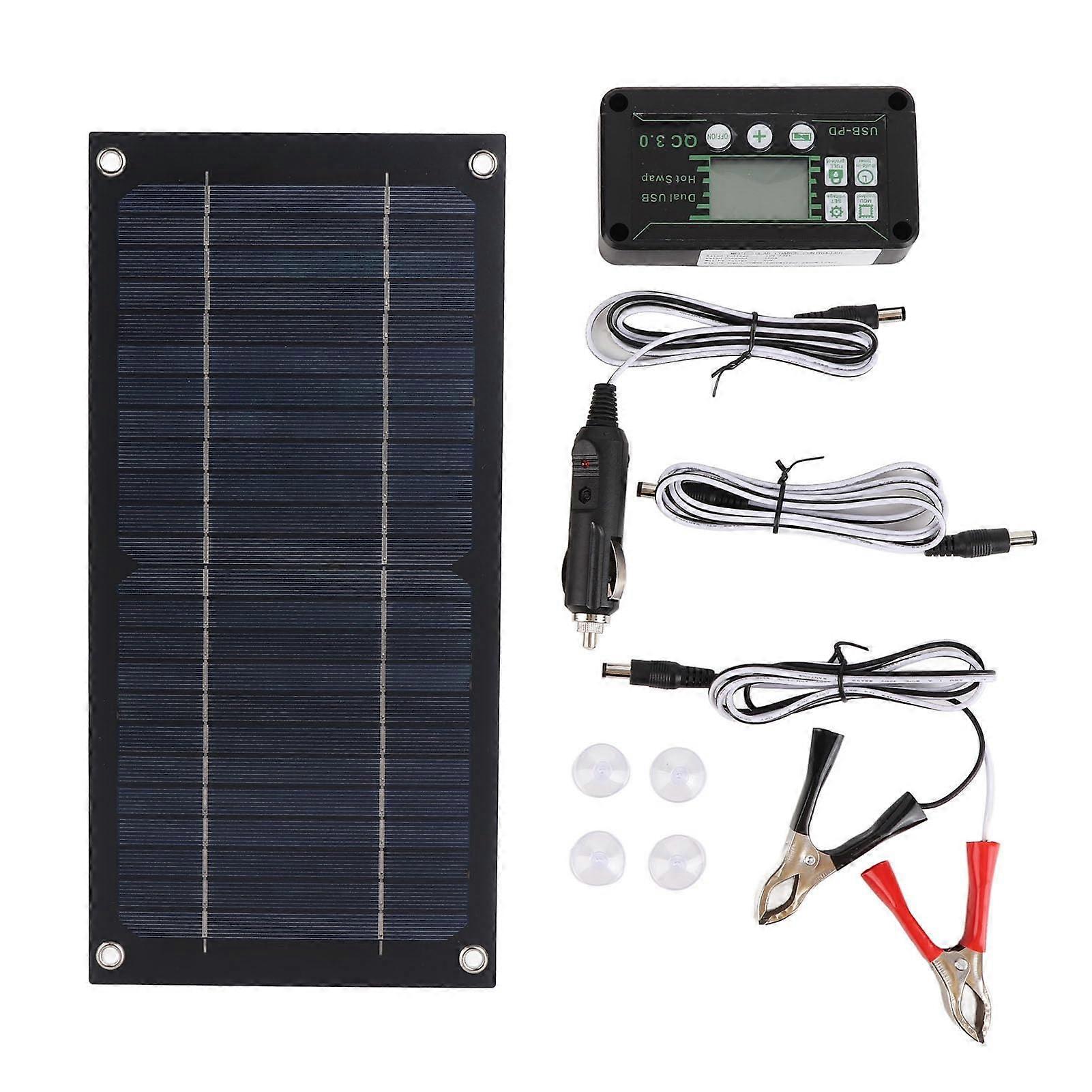 600W Portable Solar Panel with  Conversion Efficiency, Monocrystalline Charger Kit for RV Camping