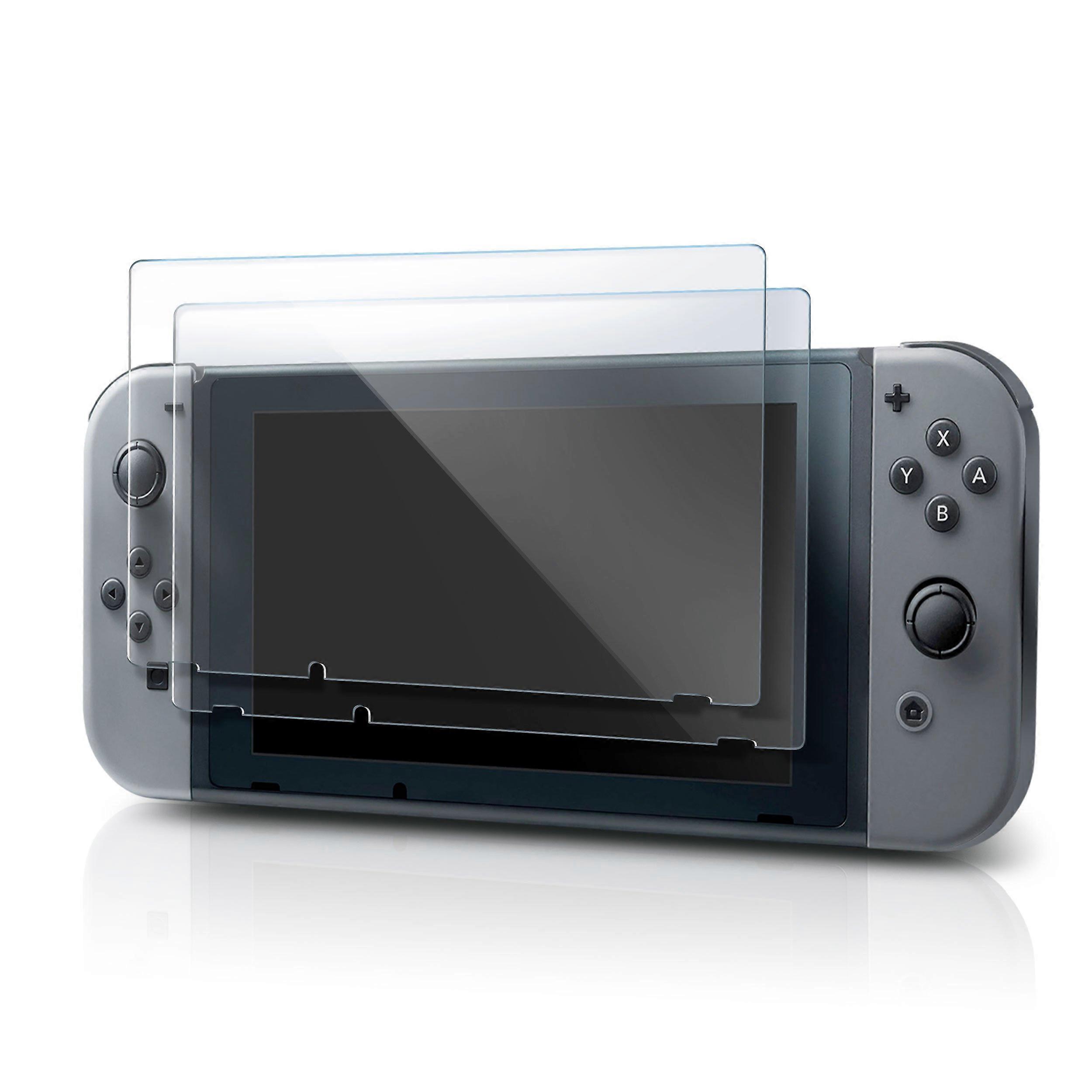 2Pack Tempered Glass Screen Protector HD Clarity ScratchResistant for Nintendo Switch 2017