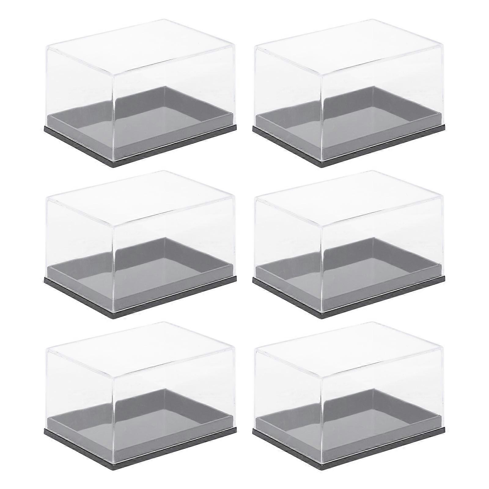 Specimen Storage Boxes for Storage 12Pcs Plastic Square Display Containers