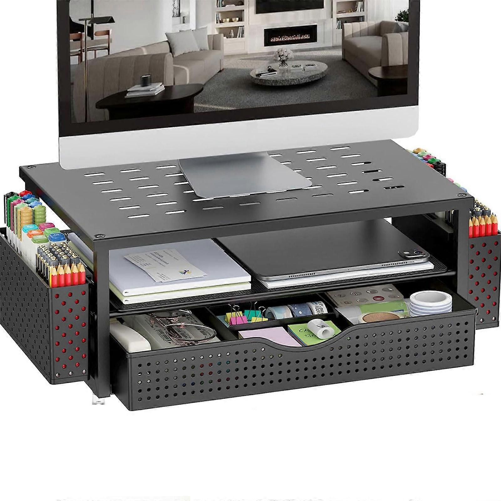 Strong Iron Observe Elevator with Ventilated Top Plan Backs Electronics Refrigerating Includes Storage Compartments Multicolor