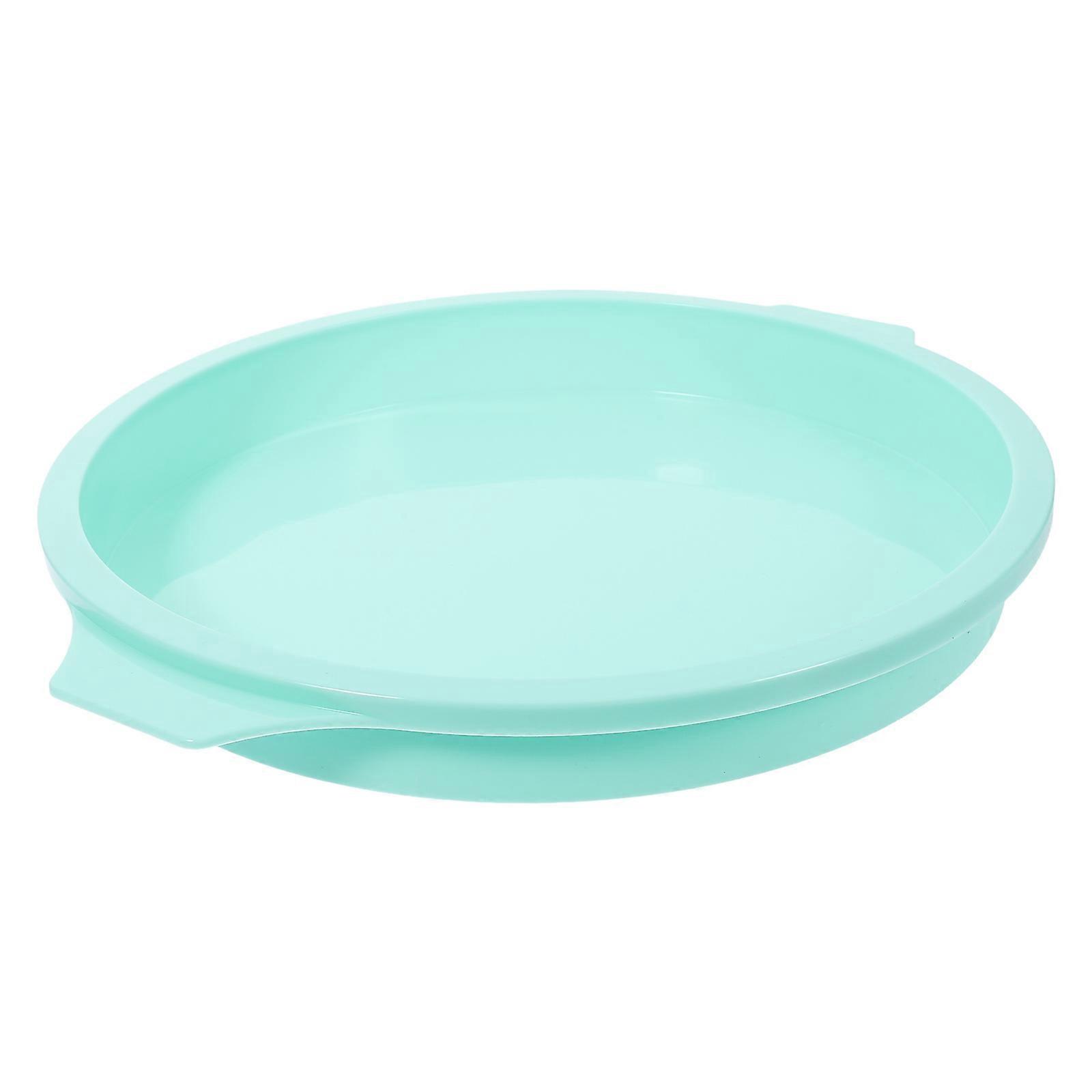 Silicone Cake Mold Round Pan for Baking Green Reusable Bakeware