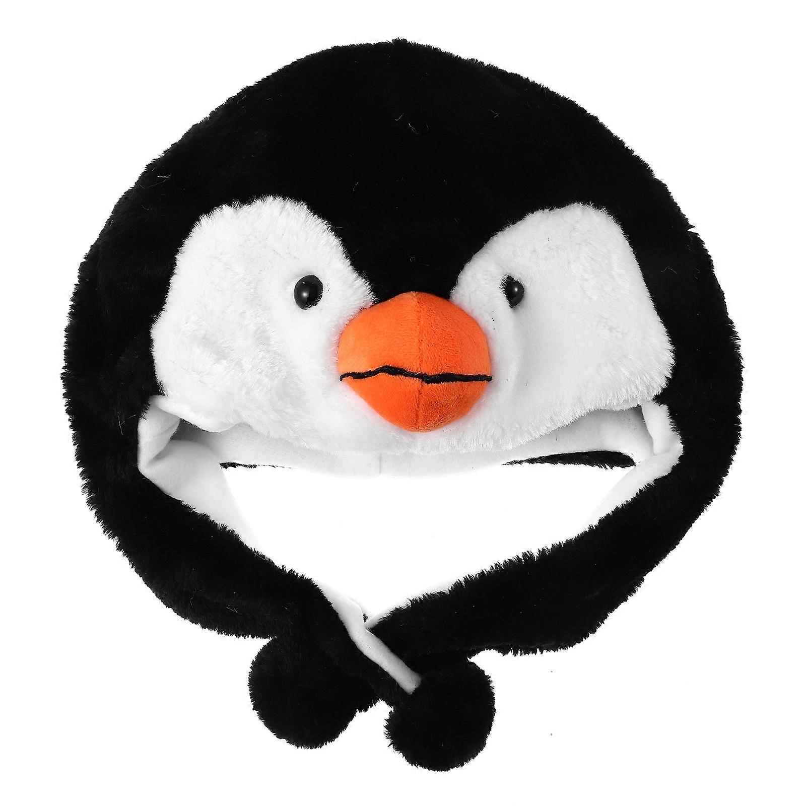 Penguin Plush Hat Performance Props for Kids and Adults