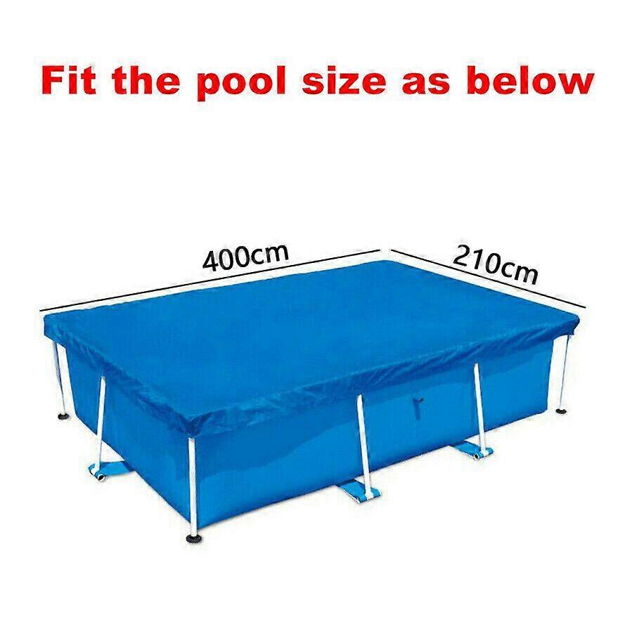 Swimming Pool Cover Cloth Rope Rectangular Waterproof Rainproof