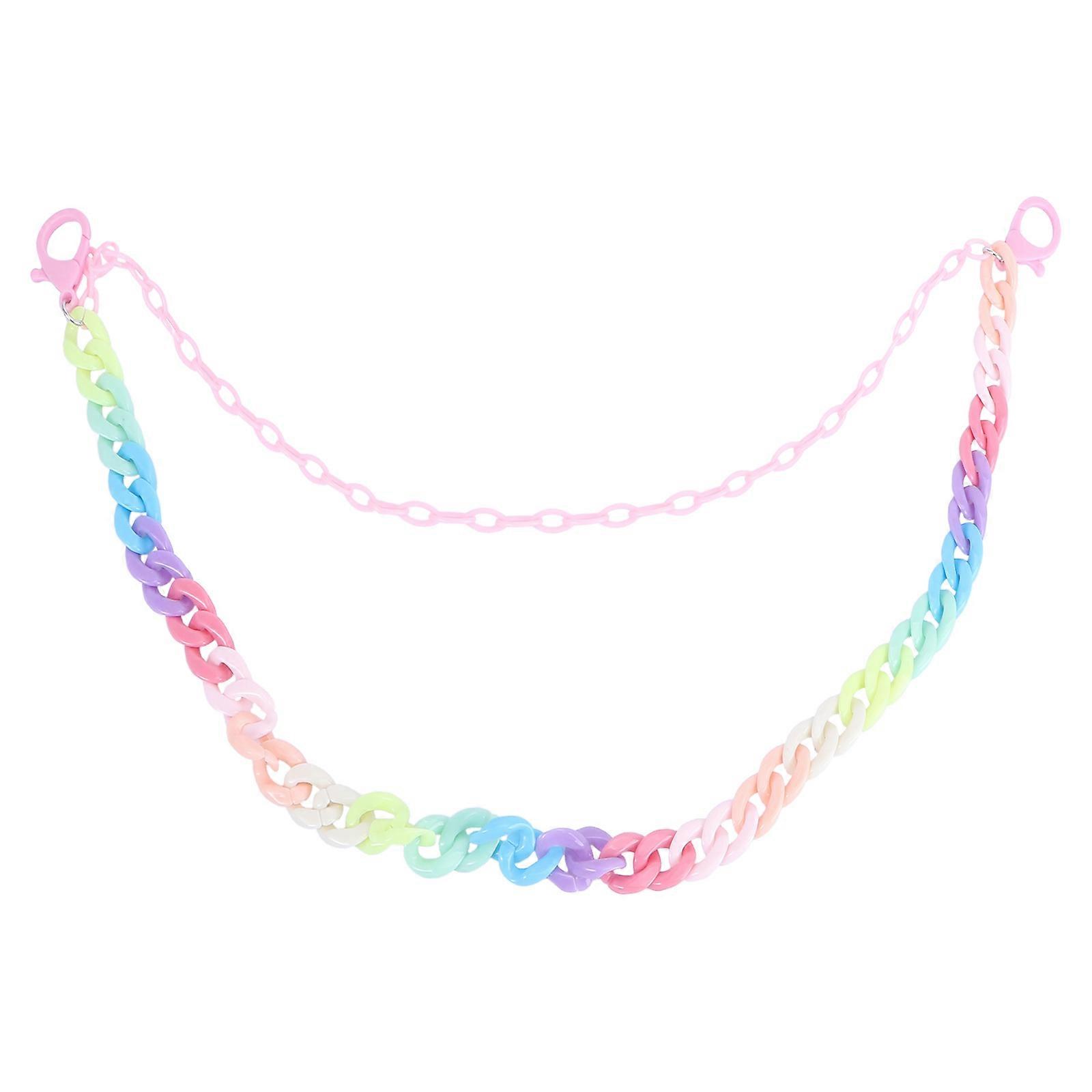 Multi-colored Jeans Accessory Double-layer Costume Decor Suitable For Dance Events 1Pcs