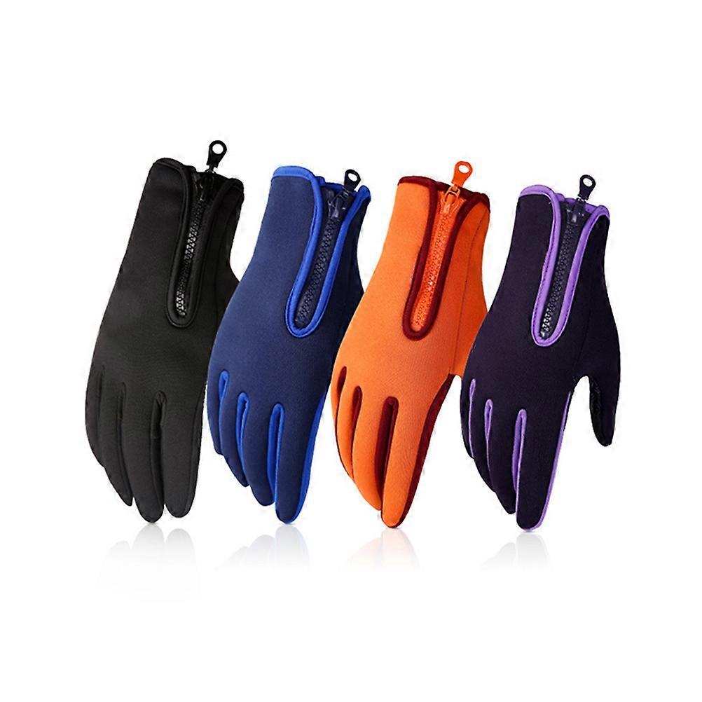 Winter Gloves Waterproof Cycling Gloves with Touchscreen Feature 3Pairs