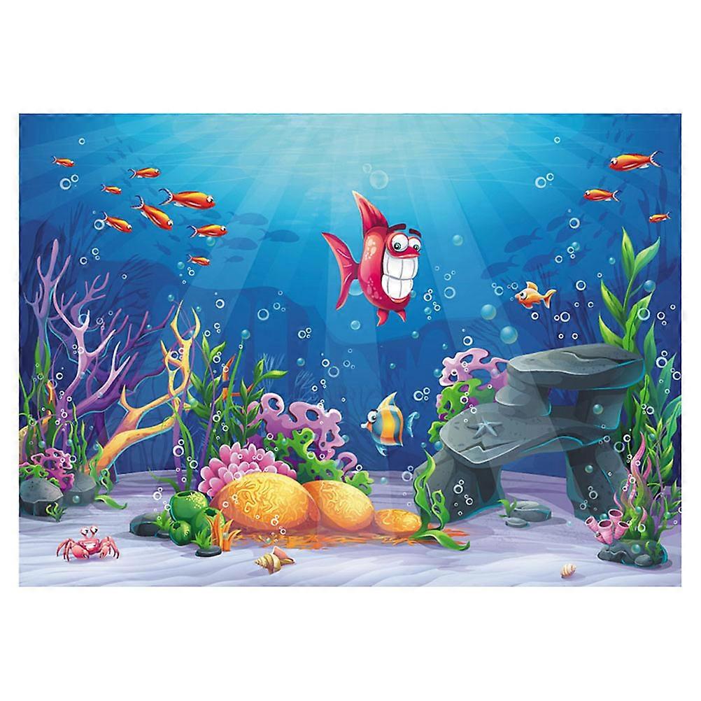 Ocean Background Cloth Underwater World Photo Backdrop for 1Pcs