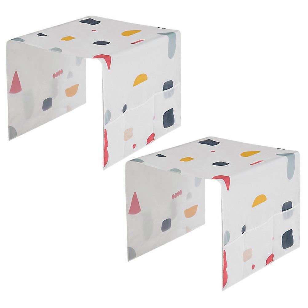 Fridge Protector Storage Cover Suitable For Household Users Scratch-Resistant Multi Color 2Pcs