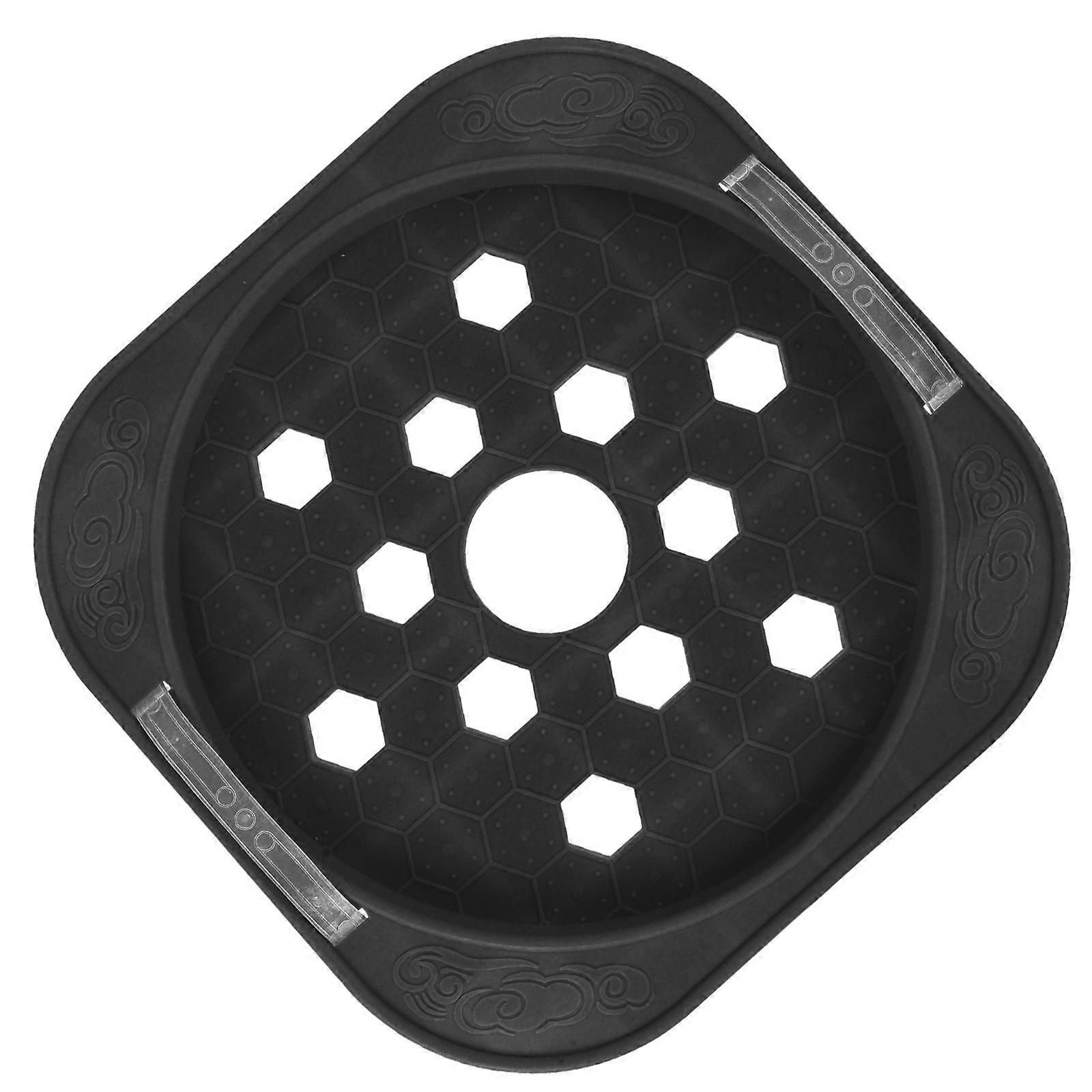 1Pc Round Tank Tray Portable Movable Tank Base Plate
