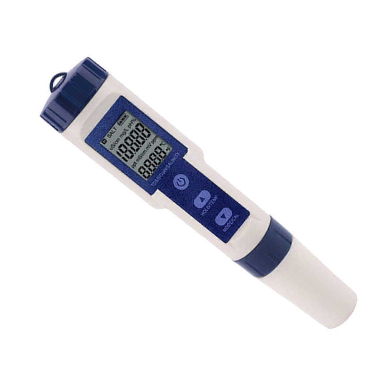 Precision Digital Salinity Tester with Temperature Display for Aquarium, Pool and Seawater