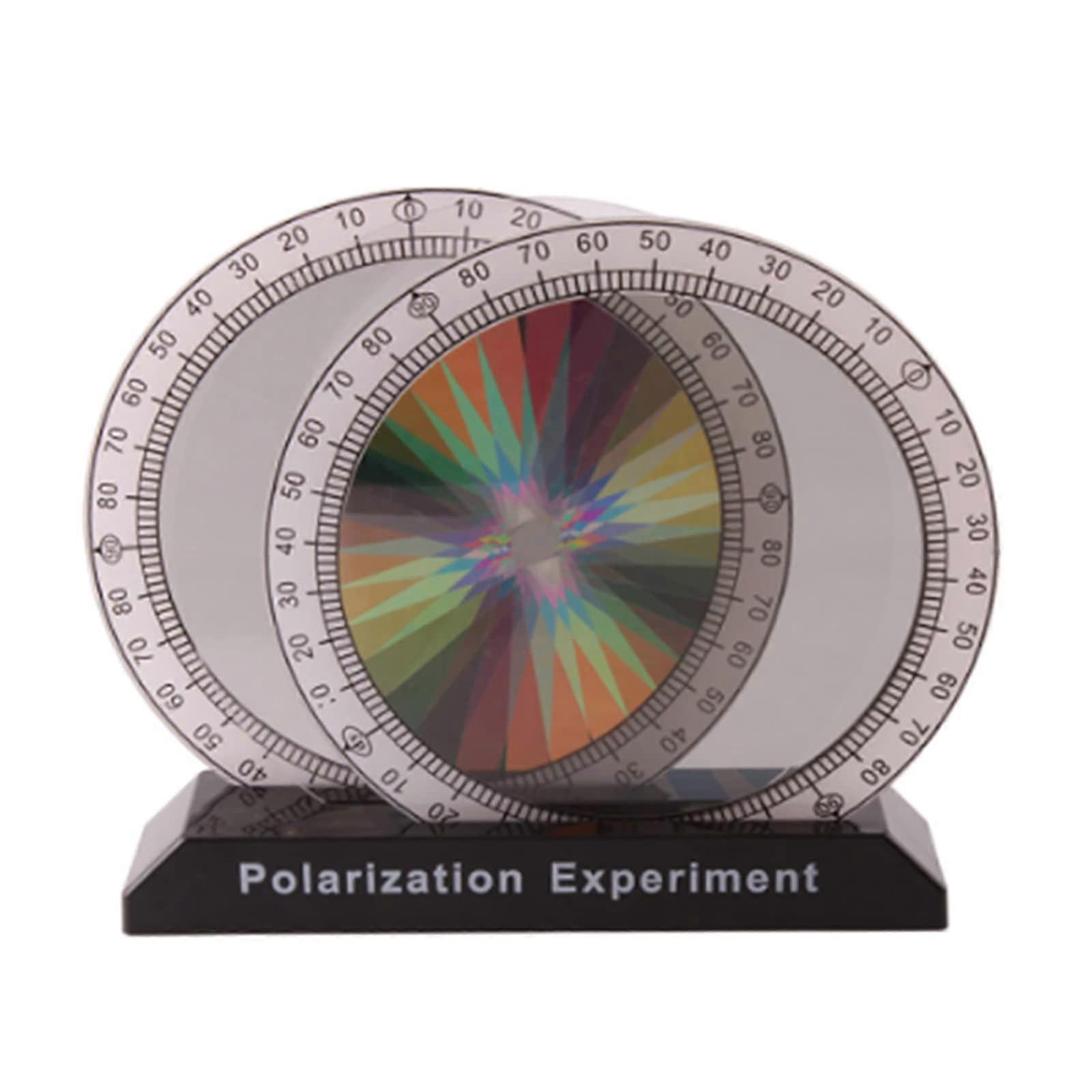 Polarizing Filter Light Polarization Demonstrator with  Precision Optics for Science Education