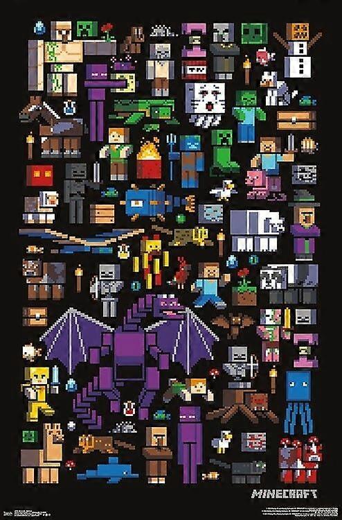 MINECRAFT MOBBERY Jigsaw Puzzle Brain Teaser G0002