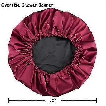 Bonnet de douche imperméable pour tresses longues et dreadlocks, taille extra large, pour femmes.