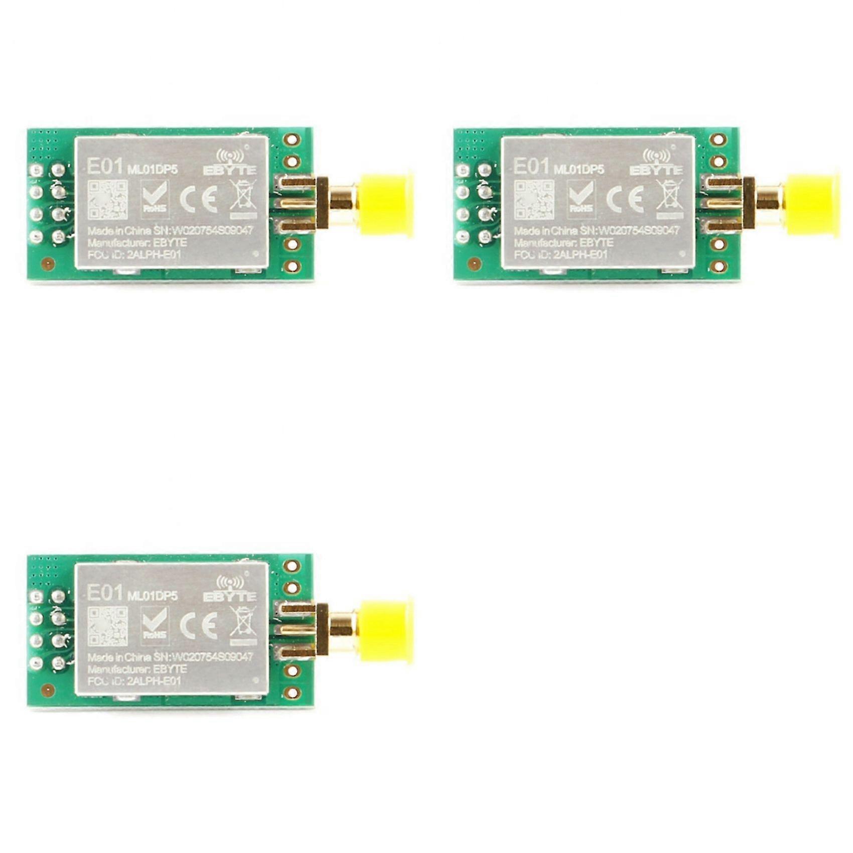 3X E01-ML01DP5 NRF24L01P+PA+LNA 2.4G Wireless Transceiver Module 2500M Remote Control RF Wireless Module