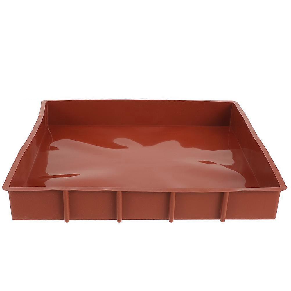 Coffee Silicone Cake Baking Mold for Cake Function with Non-Stick Rectangular Loaf Pan