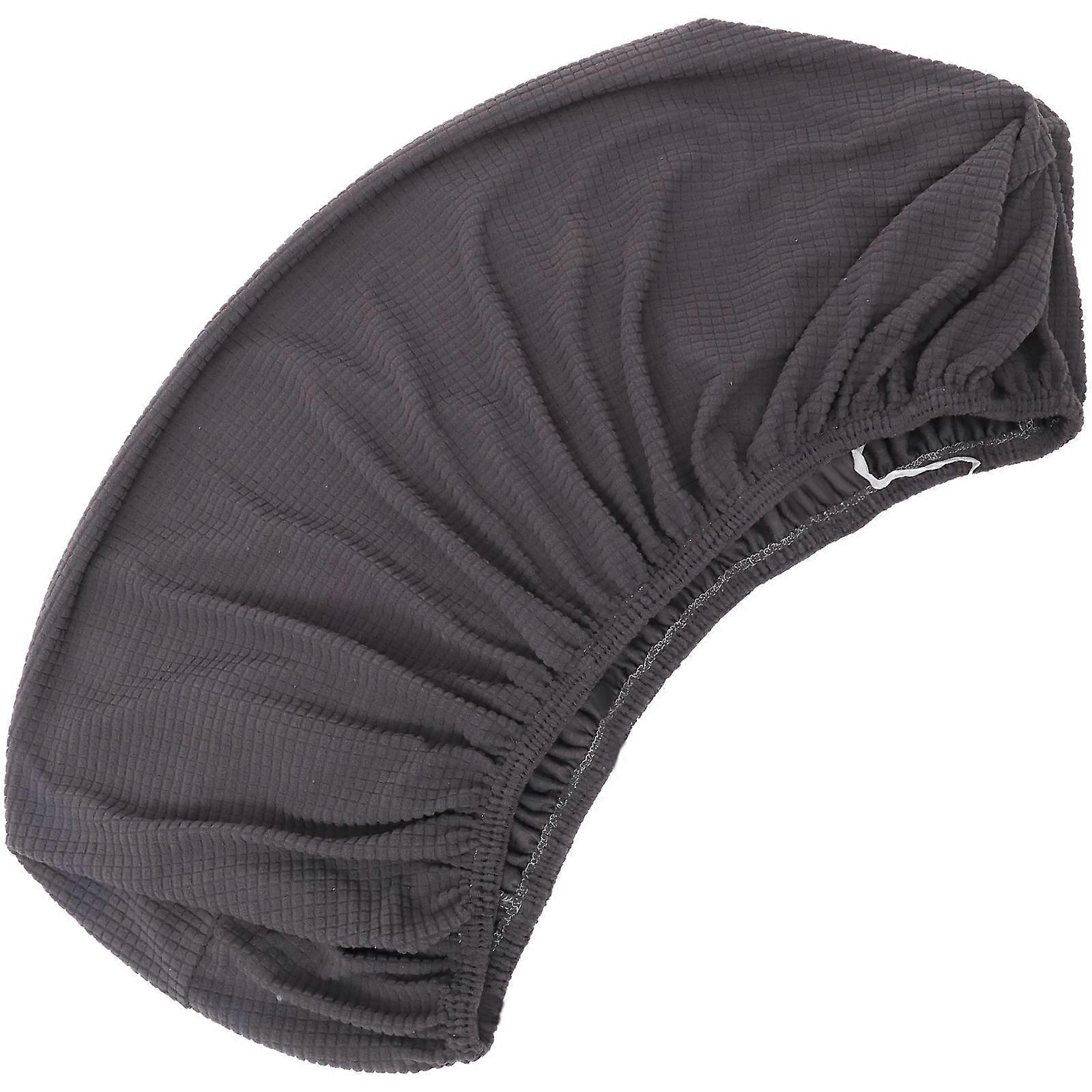 Dark Grey Bench Cover for Outdoor Use 4Pcs Fabric Stretch Protective Covers