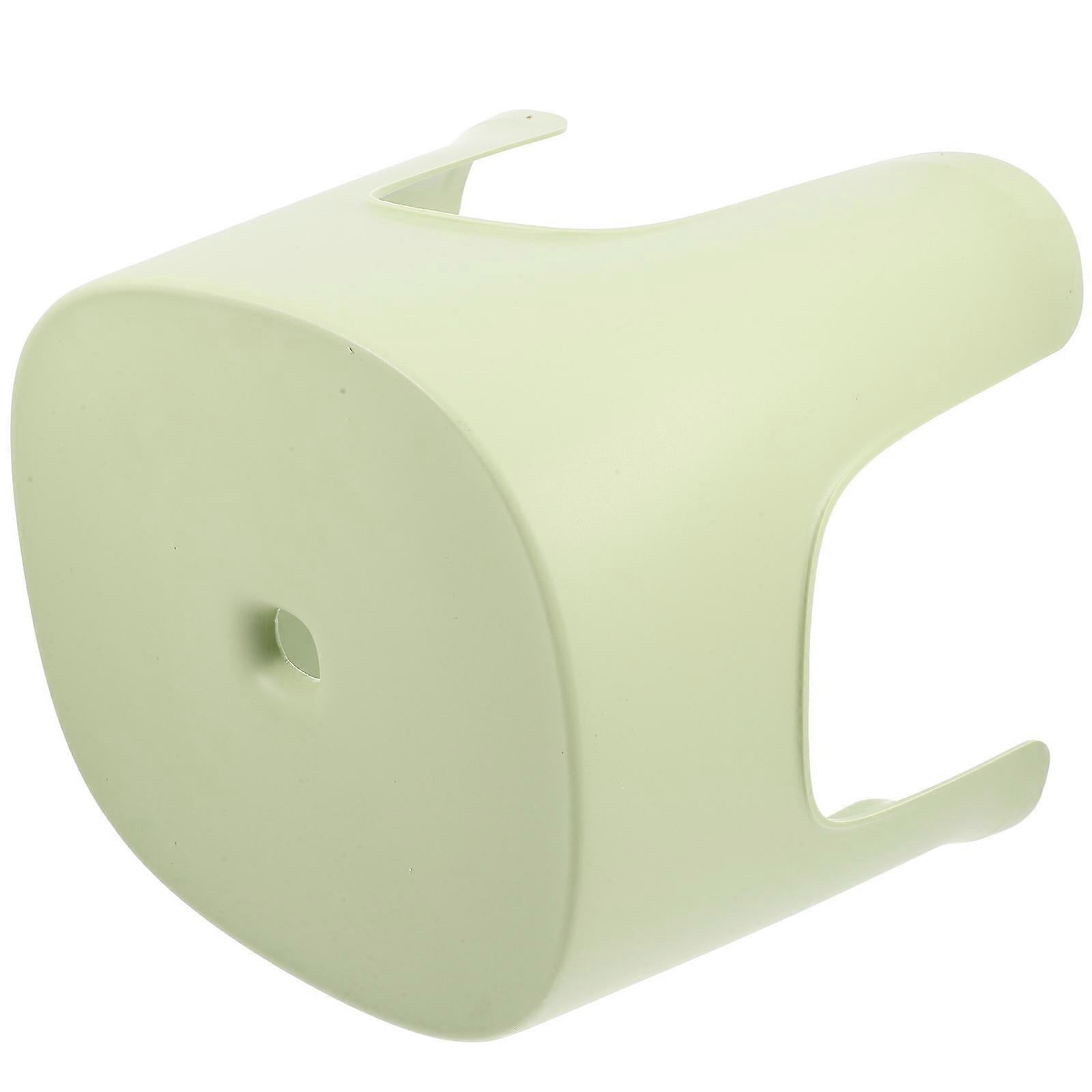 Stepping Foot Stool Plastic Step Stool For Bathroom Use Non-Slip Functionality Light Green 1Pack
