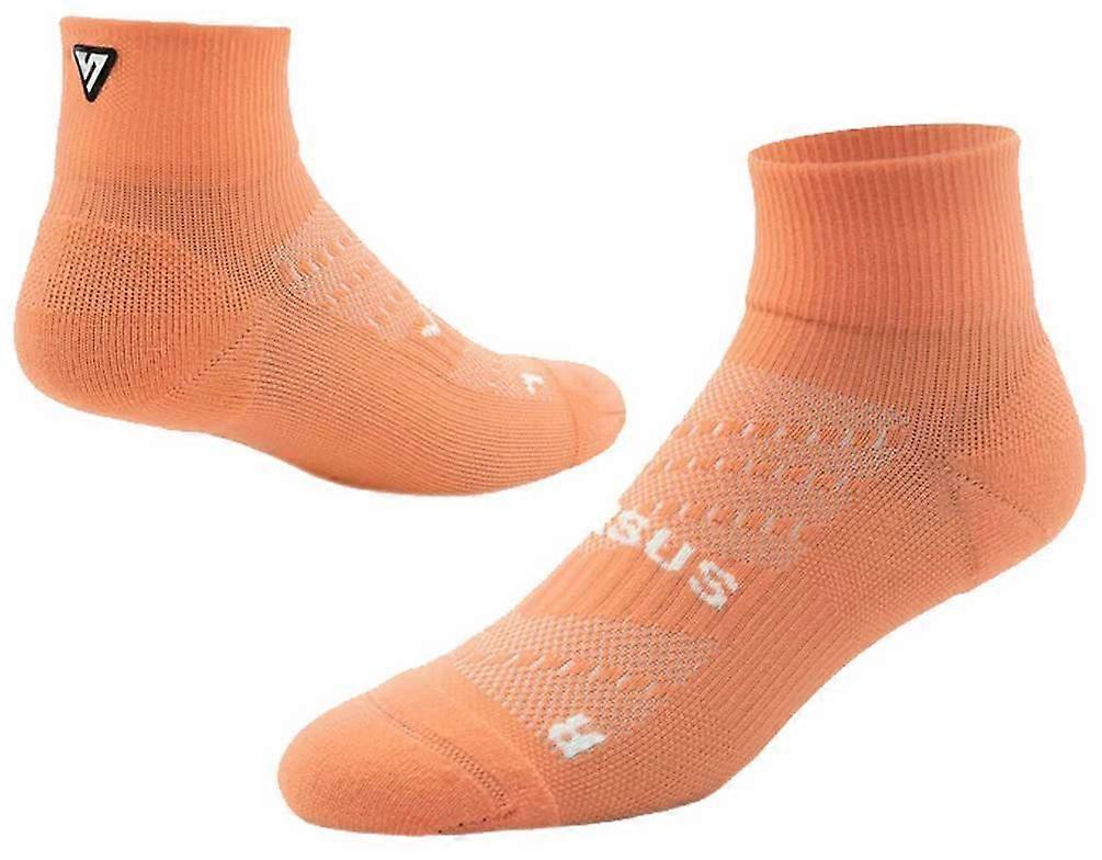 Versus Running Quarter Socks - Peachy Orange