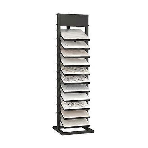 Tile Display Stand for Large Porcelain Tiles, Space Saving Vertical Rack, Ceramic Tile Sample Holder