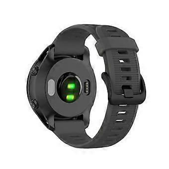 Pulseiras de silicone cinza, pulseira de borracha rígida para relógio Forerunner