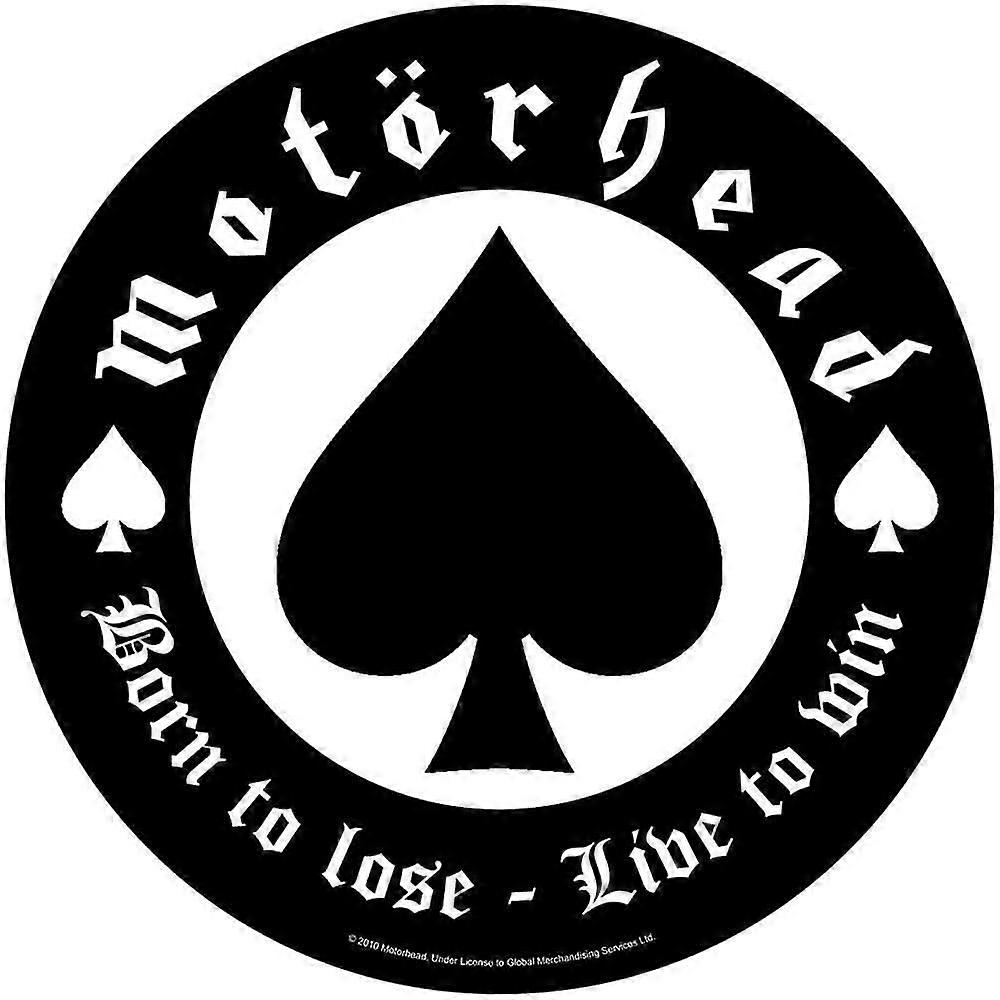 Motörhead Born To Lose Live To Win Circular Back Patch